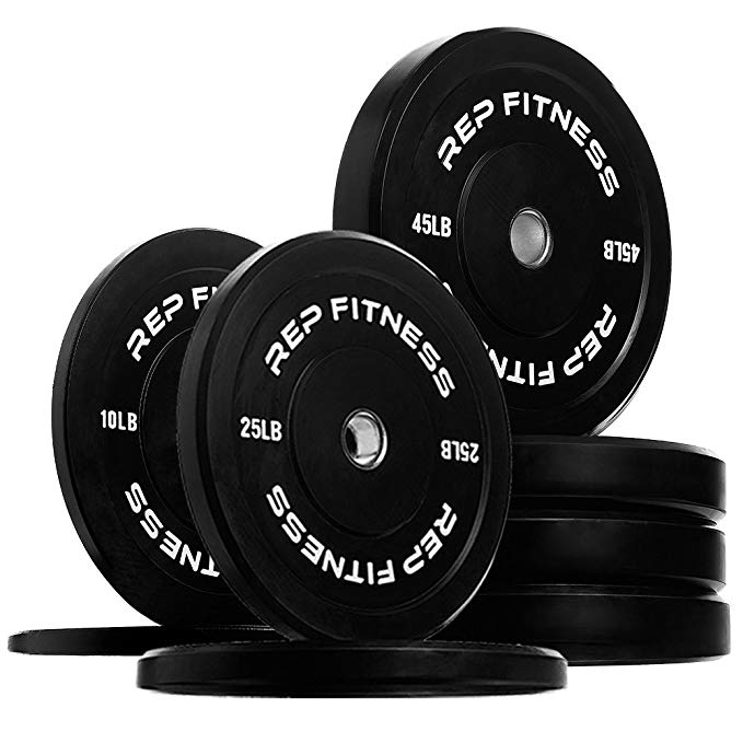 Rep Fitness Bumper Plates for Strength and Conditioning Workouts and Weightlifting