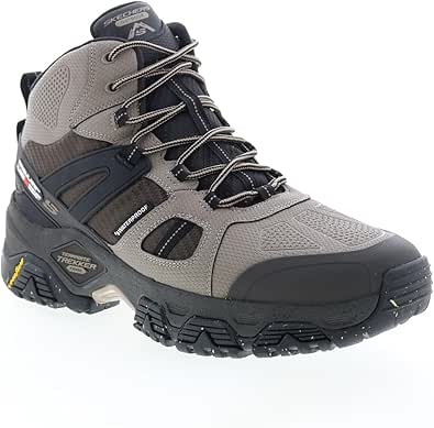 Skechers Men's Terrabite Trekker Outdoor Natural/Black Hi Top Shoes 10.5