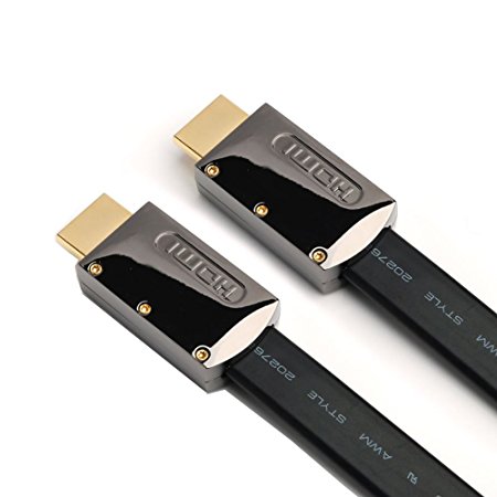 ULTRICS® HDMI Cable, 5M HDMI 2.0 (4K) Ready High Speed 18 Gbps Gold Plated Connectors Cord Ethernet, Audio Return Video, 4K 2160p, HD 1080p, 3D Xbox PS3 PS4 PC Apple TV