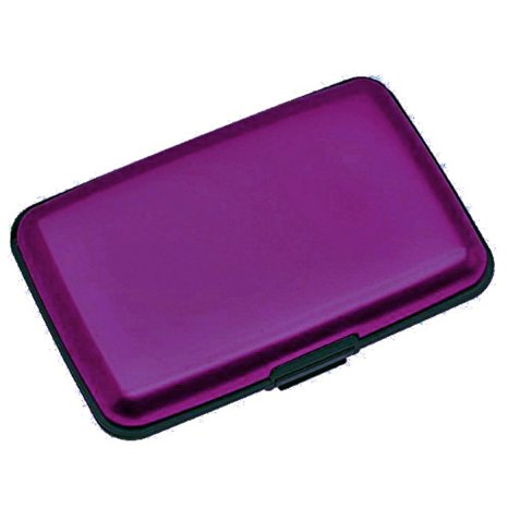 Aluminium Credit Card Holder (Purple)