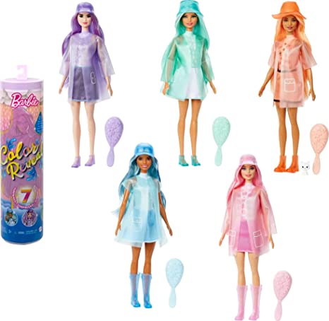 Barbie Doll Color Reveal Sunshine And Sprinkles Series Doll With 7 Surprises Color Change And Accessories Toys And Gifts For Kids [Styles May Vary]