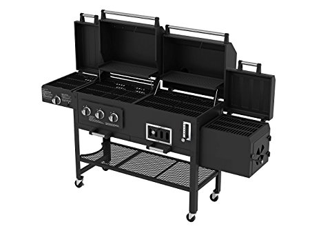 Smoke Hollow 8500 LP Gas/Charcoal Grill with Firebox