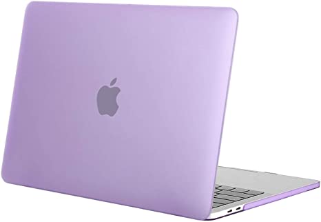 MOSISO MacBook Pro 13 inch Case 2019 2018 2017 2016 Release A2159 A1989 A1706 A1708, Plastic Hard Shell Cover Compatible with MacBook Pro 13 with/without Touch Bar and Touch ID, Light Purple