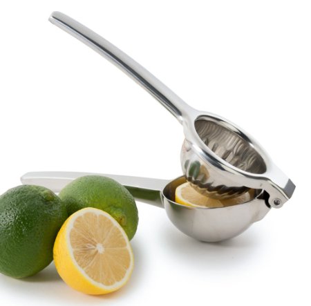 Chefs Star Jumbo Citrus Juicer Lemon Squeezer - Stainless Steel - Lime Squeezer - Orange Squeezer - Dishwasher Safe