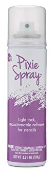 Thermoweb 3397 iCraft Removable Pixie Spray for Stencils 3.8oz