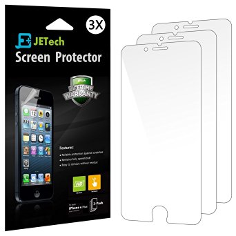 iPhone 6s Plus Screen Protector, JETech® 3-Pack Screen Protector Film HD Clear Retail Packaging for Apple iPhone 6s Plus and iPhone 6 Plus 5.5 Inch (HD Clear)