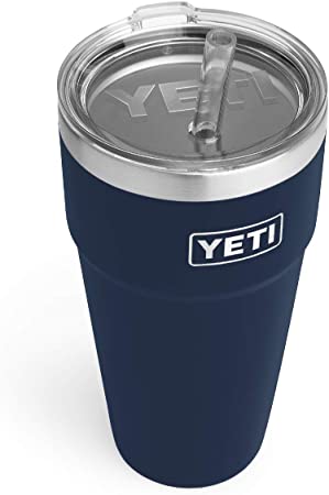 YETI Rambler 26 oz Straw Cup, Vacuum Insulated, Stainless Steel with Straw Lid