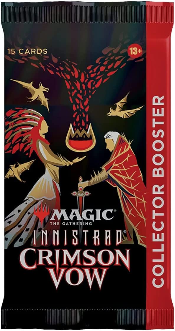 Magic The Gathering - Innistrad Crimson Vow Collector Booster Packet, Multicoloured,C90650000