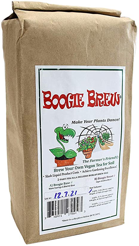 Boogie Brew Heavy Harvest 6 Pounds - Brews 100 Gallons Compost Tea