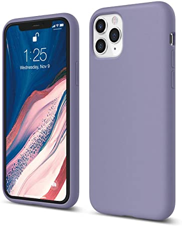 elago iPhone 11 Pro Silicone Case Designed for Apple iPhone 11 Pro Case (2019) [Lavender Grey]