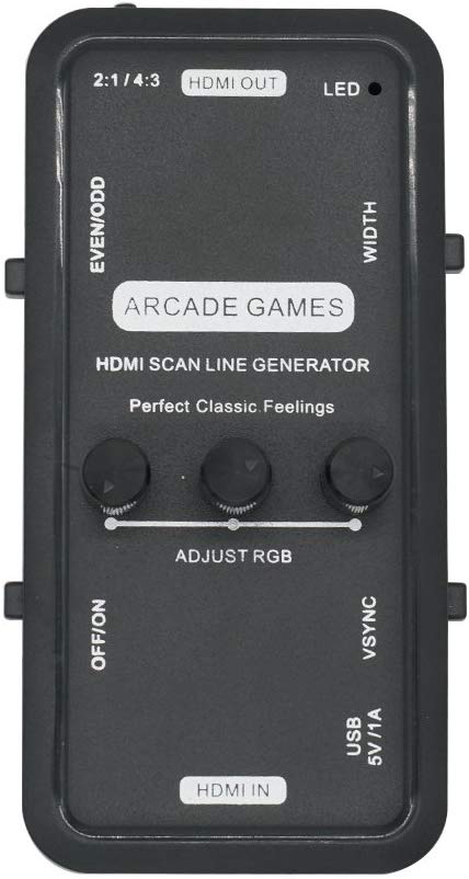 Gam3Gear HDMI Scanline Generator Portable Audio Video Output Scan Line Generator Board for All Retro Games/Gamers/Mame/Arcade/Emulator