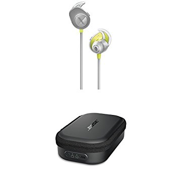 Bose SoundSport Wireless Headphones, Citron   Charging Case