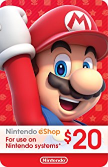 eCash - Nintendo eShop Gift Card $20 - Switch / Wii U / 3DS [Digital Code]