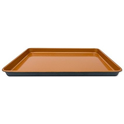 Gotham Steel Ti-Cerama Nonstick Cookie Sheet in Grey/Copper