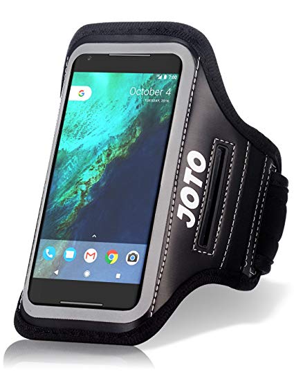 Running Armband for Samsung Galaxy S9  S8 Plus Note 8 5, iPhone X 8 Plus 7  6 Plus 6s Plus, Pixel 2 XL, LG G7 V30, HUAWEI P20 Mate 10, JOTO Sports Arm Case Exercise Gym Pouch Workout Cover –Black