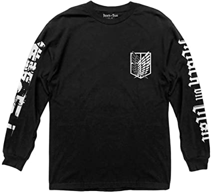 Ripple Junction Attack on Titan Scout Shield Long Sleeve Crew Neck Shirt