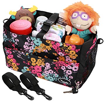 kilofly 2-in-1 Baby Diaper Bag Insert Stroller Organizer   2 Attachable Straps