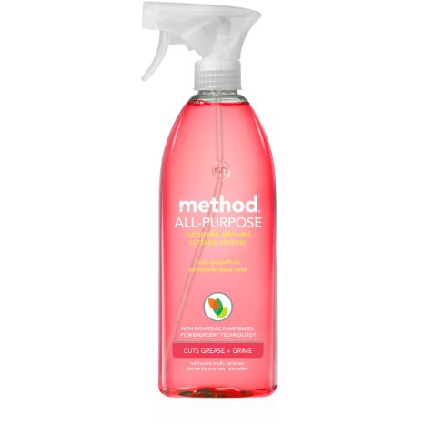 Method All Purpose Natural Surface Cleaner, Pink Grapefruit, 28 Ounce