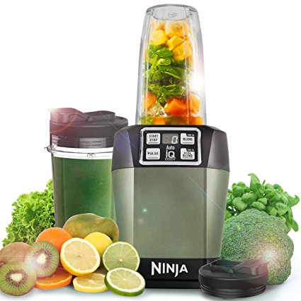 Nutri Ninja 1000W Blender with Auto-iQ - BL480UKSA - Sage