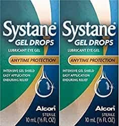 Systane Gel Drops Lubricant Eye Drops , Anytime Protection, Multipack  0.33 FL OZ (2 Pack)