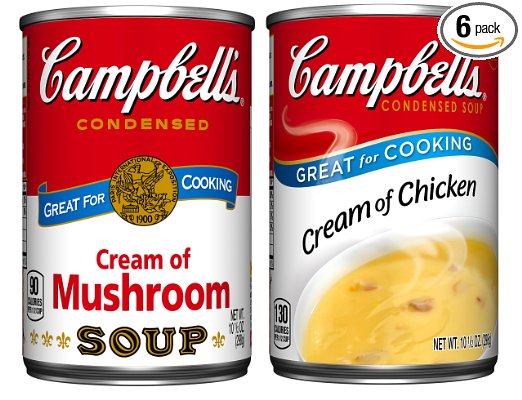 Campbell's Condensed Soup, Variety Pack, 10.5 Ounce (Pack of 6)