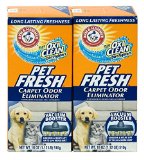 Arm and Hammer Pet Fresh Carpet Odor Eliminator Plus Oxi Clean Dirt Fighters 2 Pack