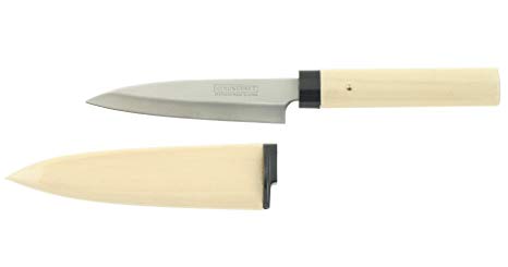 Kotobuki Fruit Knife with Wood Cover, Natural