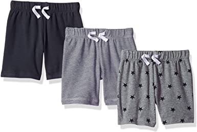 Amazon Essentials Baby Boys' Cotton Pull-On Shorts
