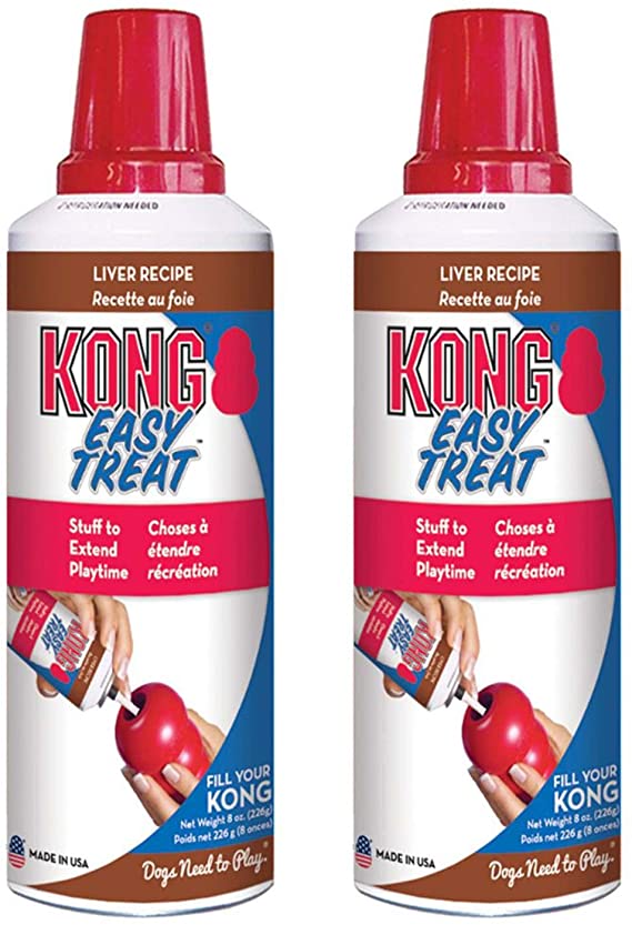 KONG - Easy Treat - Dog Treat Paste - 8 Ounce (2 Pack) - Liver