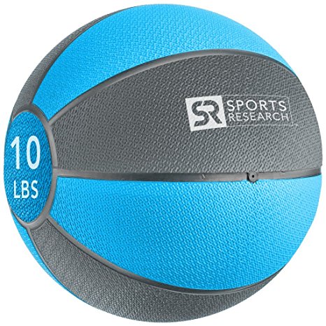 Sports Research Performance Medicine Ball | Helps develop core strength & balance - 5 different weight sizes available