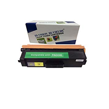 HI-VISION Compatible Brother TN-336 TN336Y TN336 Yellow High Yield Toner Cartridge Replacement for HL-8250CDN, HL-8350CDW, HL-8350CDWT, MFC-L8600CDW, MFC-L8850CDW Printers