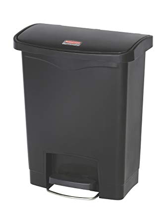 Rubbermaid Commercial Products Slim Jim Step-On Plastic Trash/Garbage Cans