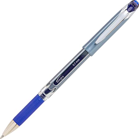 Integra Gel Stick Pen, Rubber Grip, 0.7mm, Blue Ink (ITA39060)
