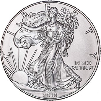 2018 American Silver Eagle with capsule $1 Brilliant Uncirculated US Mint with a Custom Gift Box