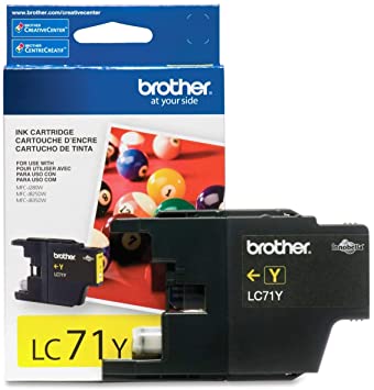 Brother LC71Y Yellow Ink Cartridge