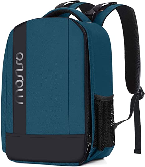 MOSISO Camera Backpack, DSLR/SLR/Mirrorless Photography Camera Case Buffer Padded Shockproof Camera Bag with Customized Modular Inserts&Tripod Holder Compatible with Canon,Nikon,Sony etc, Hunter Green