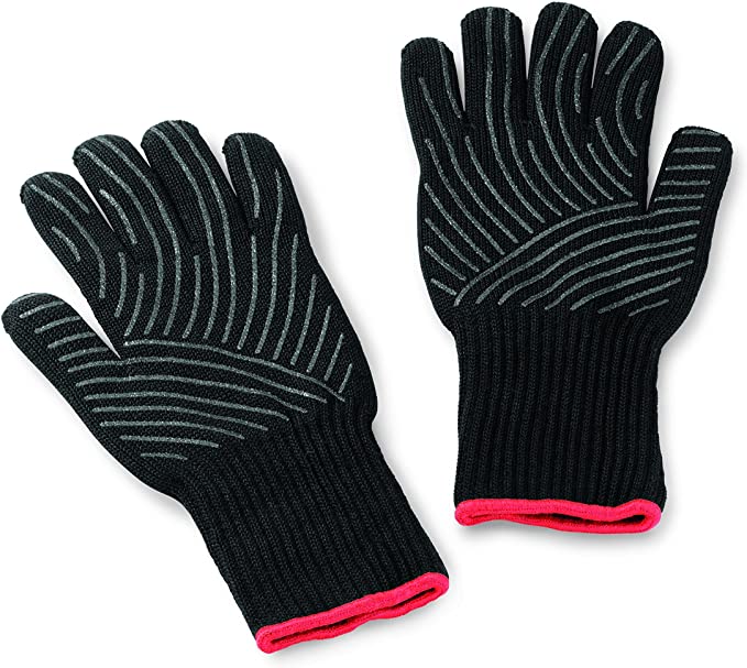 Weber Premium Gloves, Size L/XL, black, heat resistant