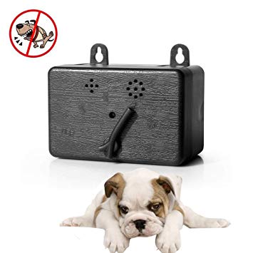 Dog Barking Control Ultrasonic, Tenlso Indoor & Outdoor Anti Barking Device - 50 Feet Effective, 100% Safe, 4 Adjustable Levels - Sonic Barking Deterrent Silencer for Small/Medium/Large Dogs