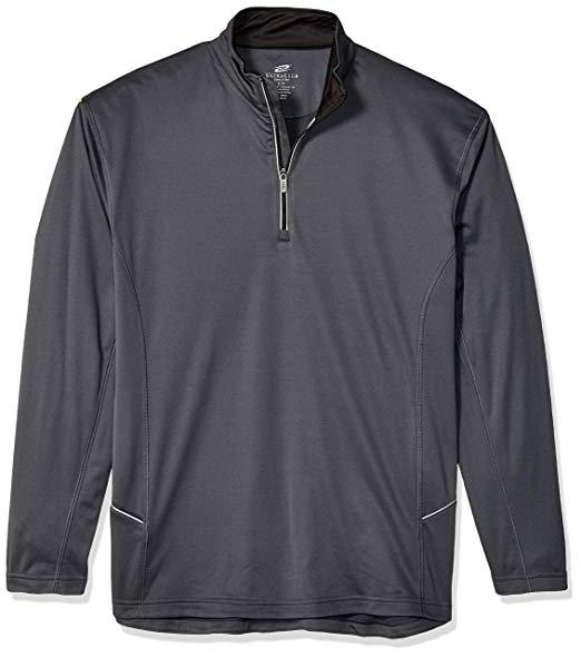 UltraClubs Men's ULTC-8230-Cool & Dry Sport 1/4-Zip Pullover, red X-Large
