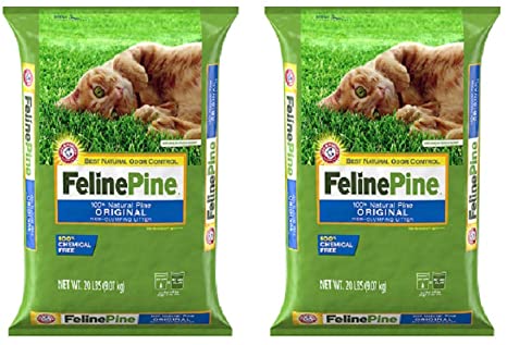 Feline Pine Original Cat Litter (2 Pack (Each 20 lbs.))