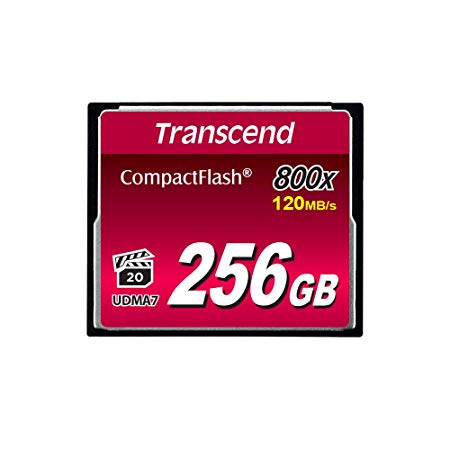 Transcend 256GB CompactFlash Memory Card 800x (TS256GCF800)