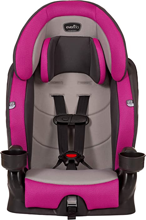 Evenflo 30712360C Chase Plus 2-In-1 Booster Car Seat (Geneva)