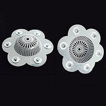 2 Pack Tub Drain Hair Catcher Drain Protector Prevents Hair from Clogging Drains