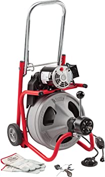 Ridgid 27013 K-400AF 115Volt C45IW Drum Machine with C45 Integral Wound Cable with Autofeed