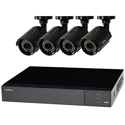 Q-See 8 Channel 4 Camera 1080p Security System QTH84-4DF with 1TB HDD DVR