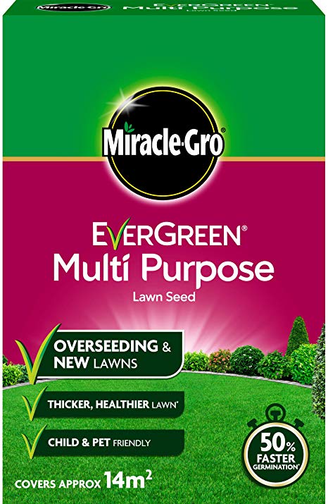 Miracle-Gro EverGreen Multi-purpose Grass Seed 420g - 14m2