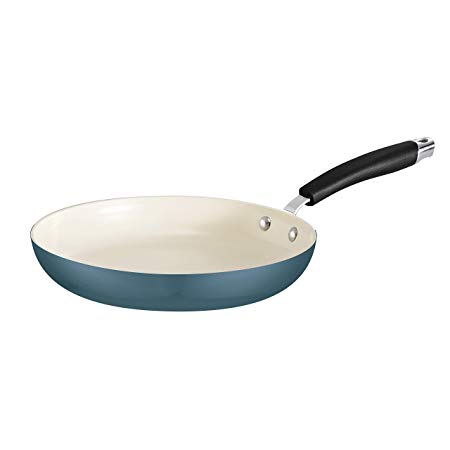 Tramontina 80110/073DS Style Ceramica Fry Pan, 10-inch, Mediterranean Blue, Made in Italy