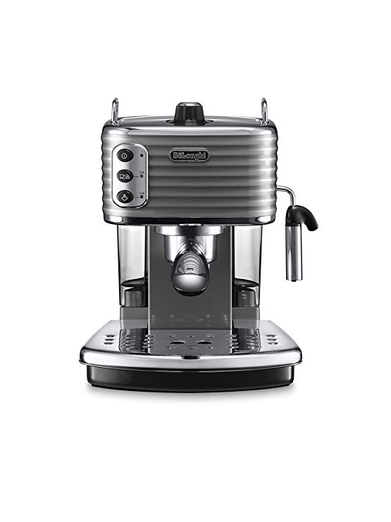 De'Longhi Scultura ECZ351GY Traditional Pump Espresso Machine - Grey