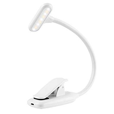 Book Light for Reading in Bed, Maluokasa Stepless Adjusted 9 LED Reading Light, 3 Lighting Mode, Eye-Care, Easy Clip, Lightweight, Without Disturbing to Partner, Perfect for Bookworms and Kids.