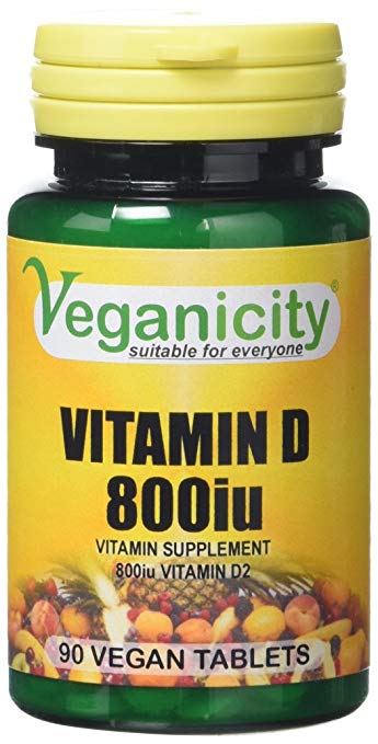 Veganicity Vitamin D 800 General and Joint Health Supplement - 90 Tablets